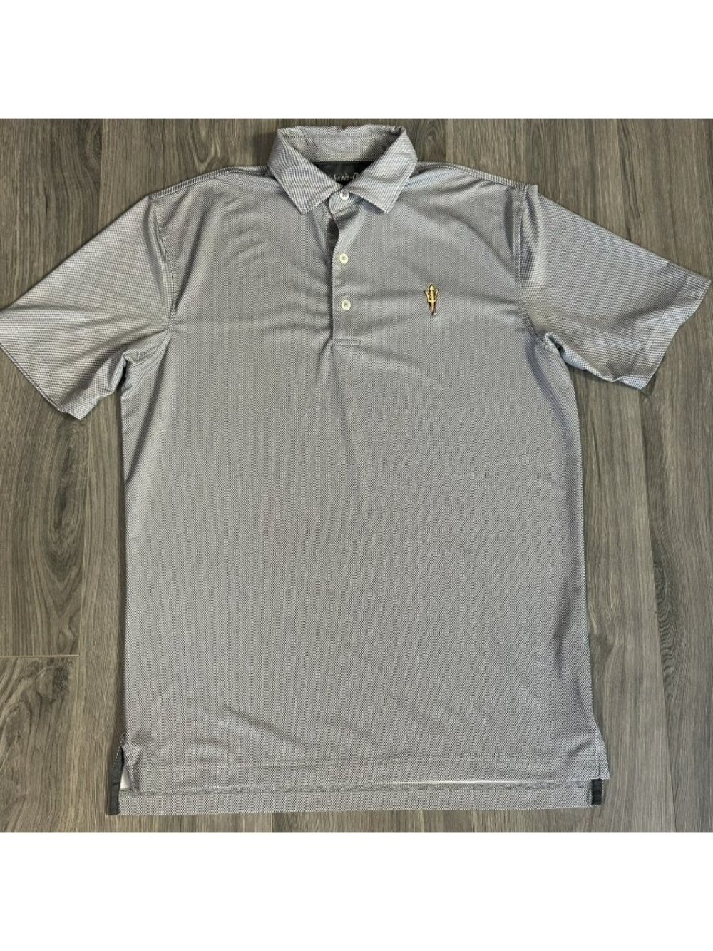 Arizona State Sun Devils Polo Shirt Mens S Black NCAA College Johnnie-O